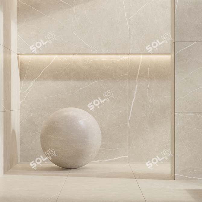 Tau Ceramica Marble Tile Set 3D model image 5