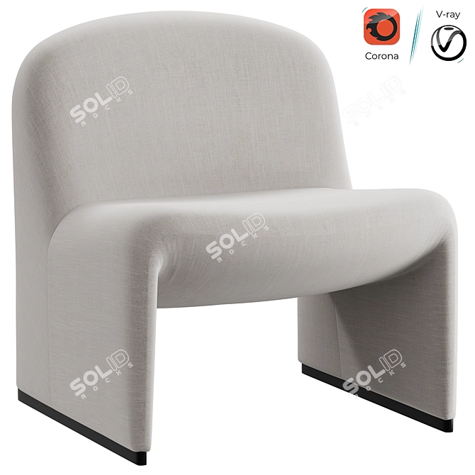 Elegant Castelli Alky Chair Design 3D model image 1