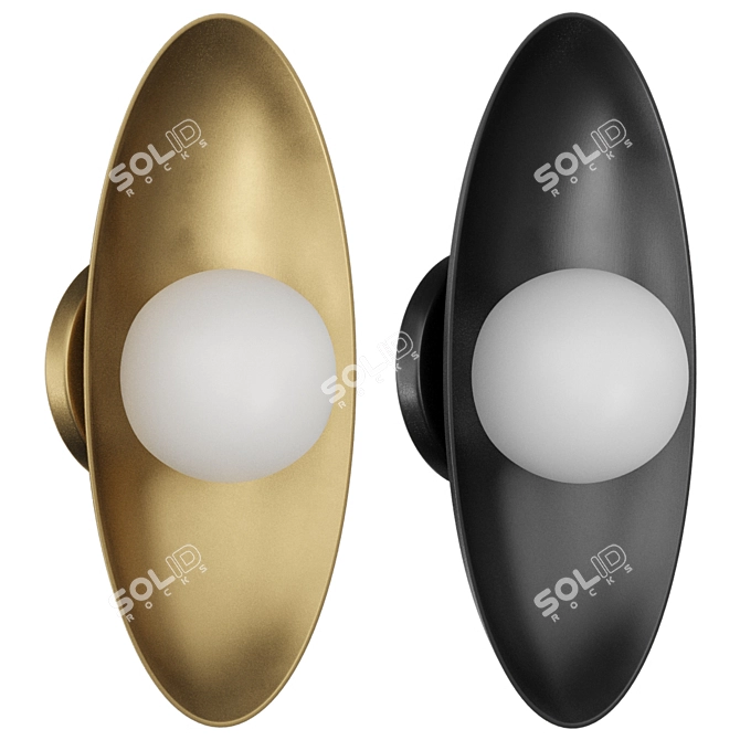 Modern Joni Wall Sconce Light 3D model image 2