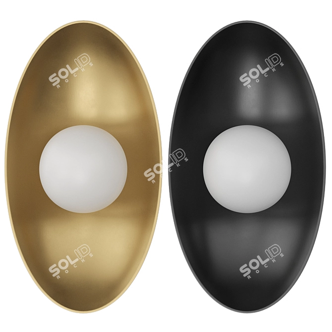 Modern Joni Wall Sconce Light 3D model image 3