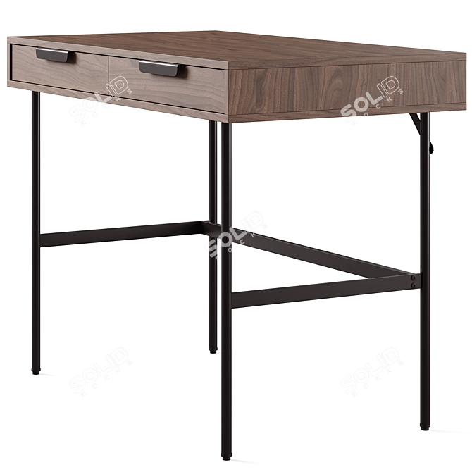 Cosmo Mesa Writing Desk 3D model image 2