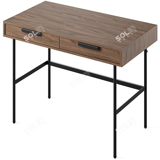 Cosmo Mesa Writing Desk 3D model image 4