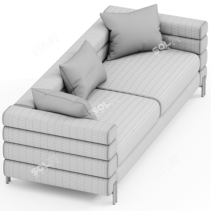 EICHHOLTZ York Sofa: Modern Luxury 3D model image 3