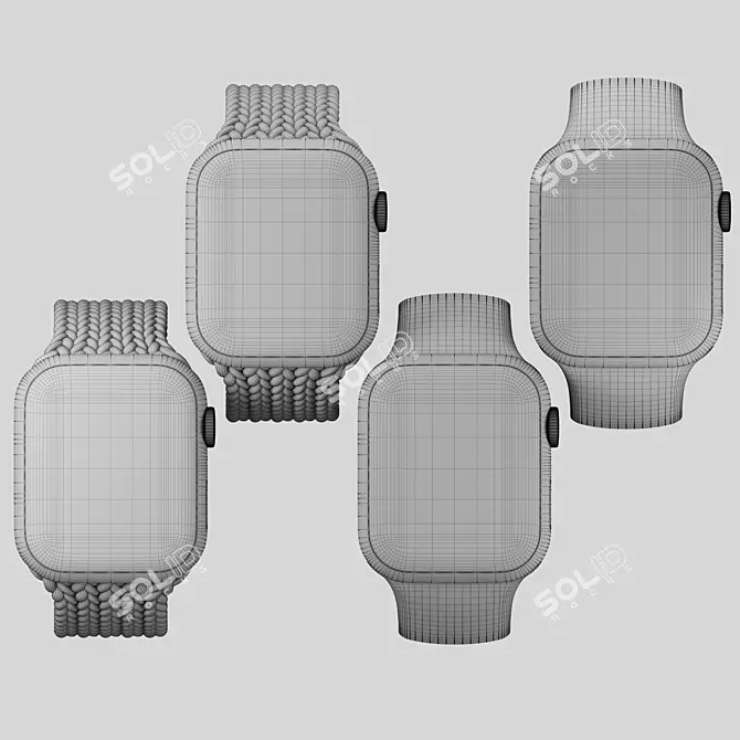 Apple Watch Series 7 Bundle 3D model image 5