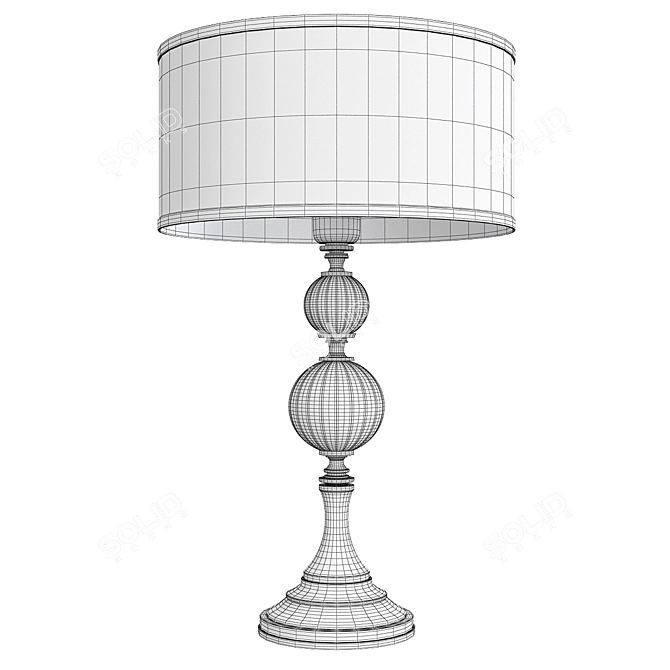 Sleek Zaffiro Desk Lamp 3D model image 2