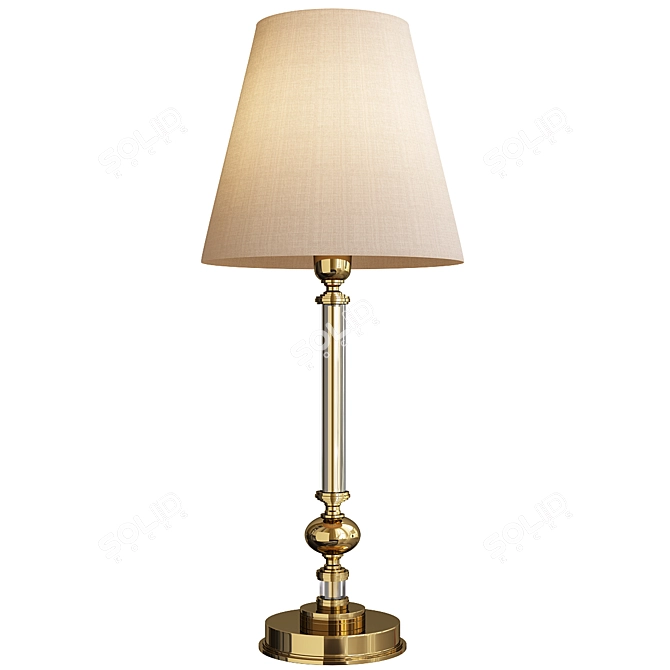 Modern Desk Lamp 3D Model 3D model image 1