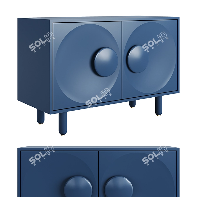 Bardot 2 Ante Dresser Inspiration 3D model image 4