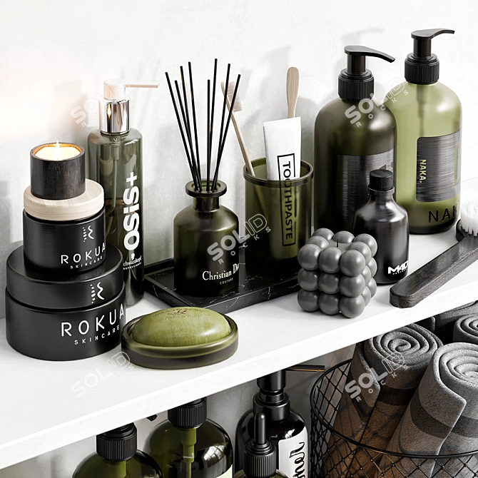 Bathroom Accessories Collection for 3dsMax 3D model image 2
