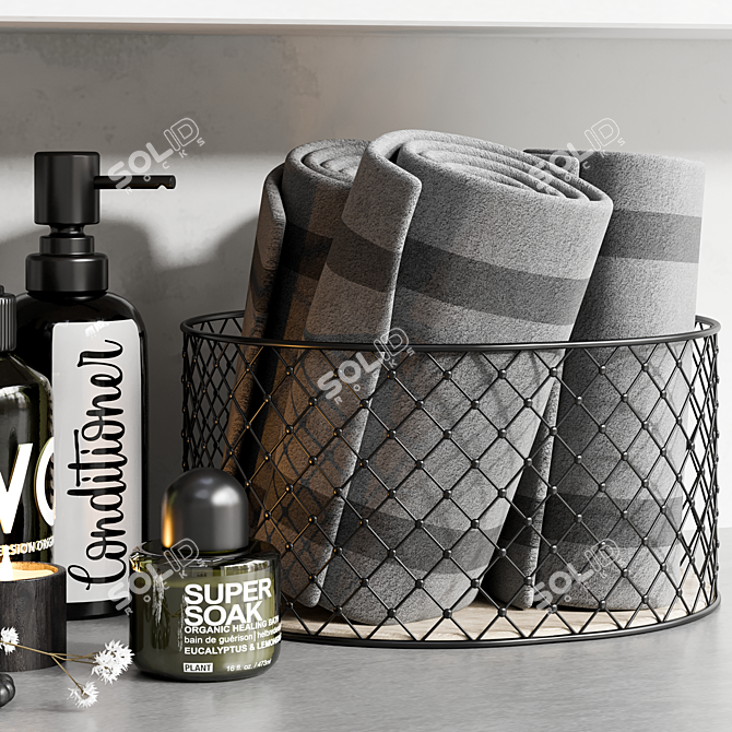 Bathroom Accessories Collection for 3dsMax 3D model image 4