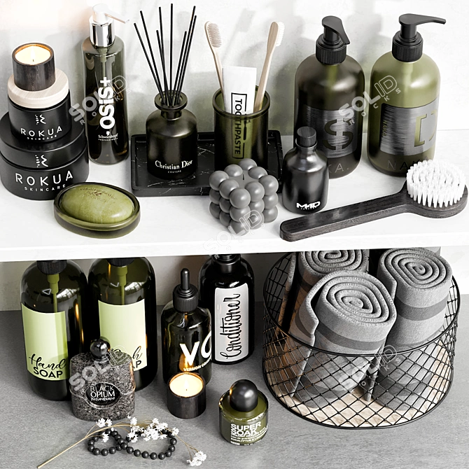 Bathroom Accessories Collection for 3dsMax 3D model image 5