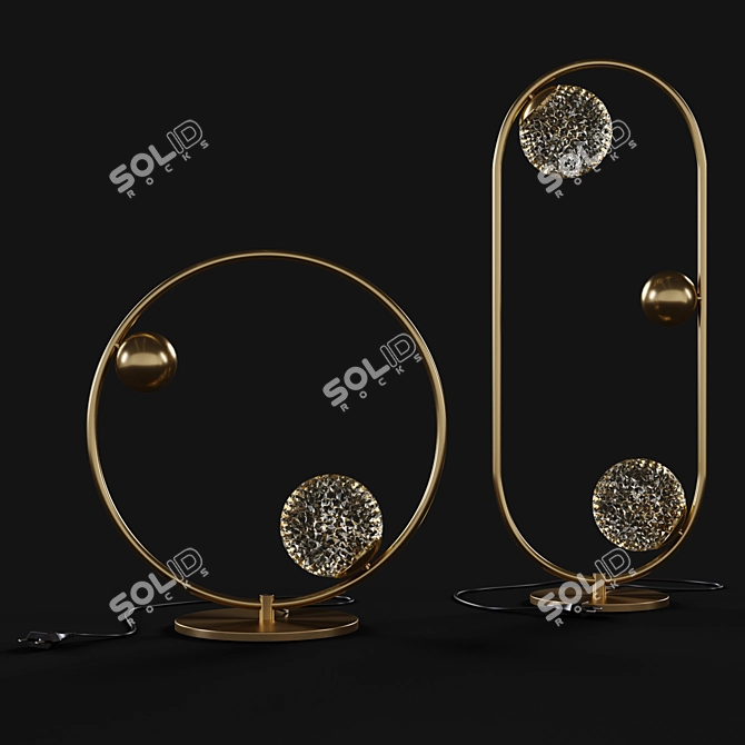 Retro Chic Jewelry Piece 3D model image 1