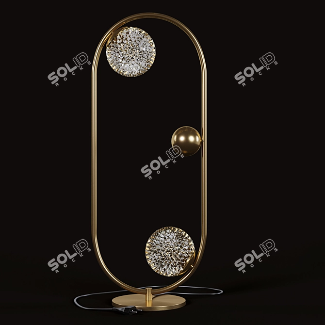 Retro Chic Jewelry Piece 3D model image 4