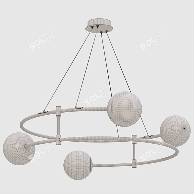 Elegant Maytoni Pendant Lamp 3D model image 2