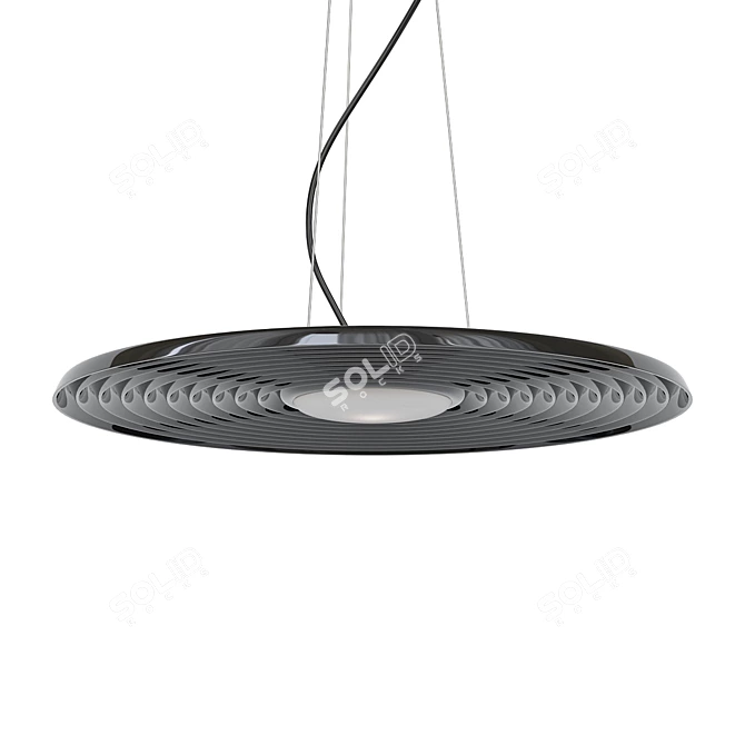 Elegant Modern Light Fixture 3D model image 1