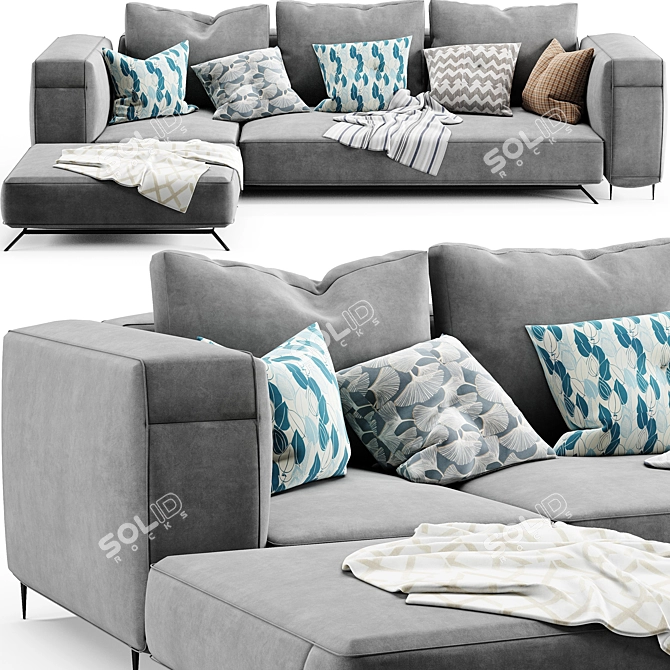 BoConcept 2015 Sofa Render Corona 3D model image 1