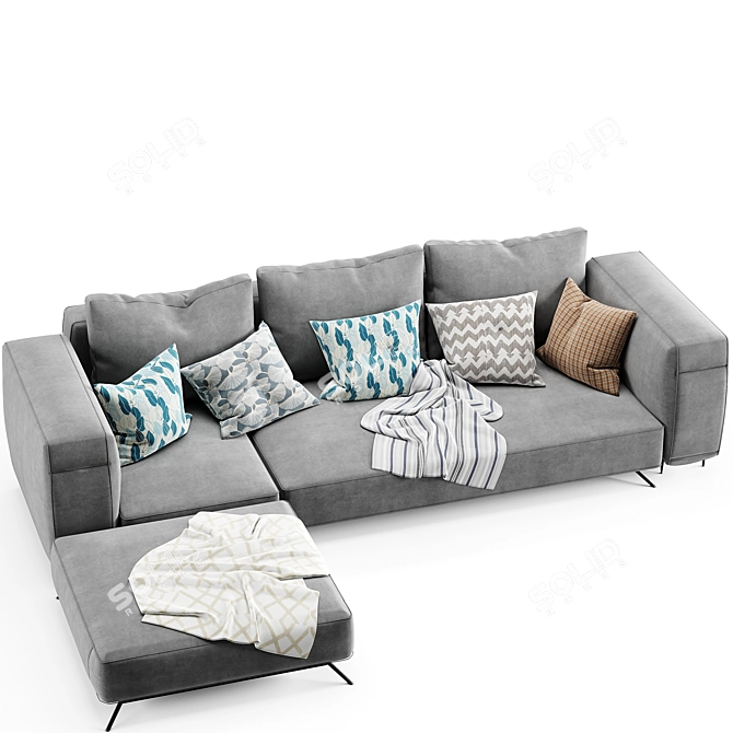 BoConcept 2015 Sofa Render Corona 3D model image 2