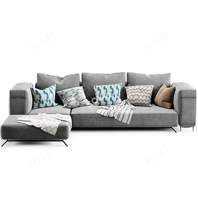 BoConcept 2015 Sofa Render Corona 3D model image 4