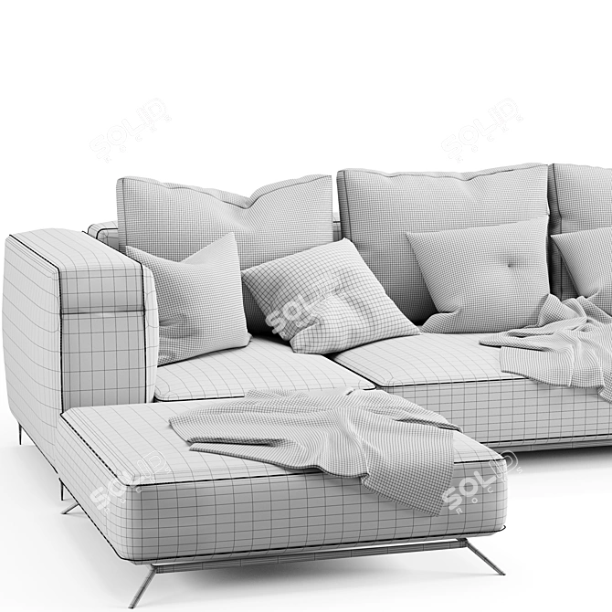 BoConcept 2015 Sofa Render Corona 3D model image 6