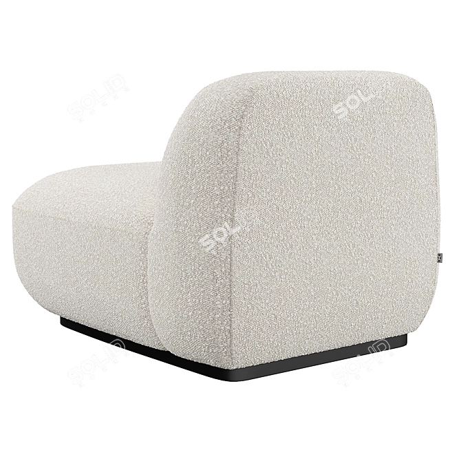 Eichholtz Björn Chair in Bouclé 3D model image 5