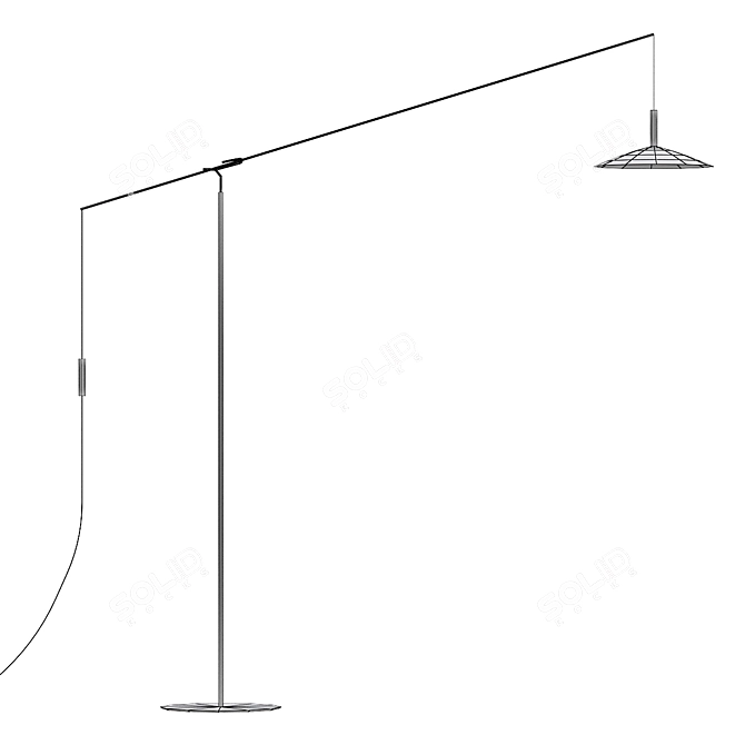 Modern Floor Lamp "ALTURA 3D model image 2