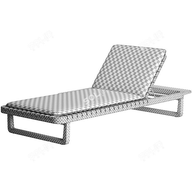  Sunset Sun Lounger by Exteta 3D model image 4