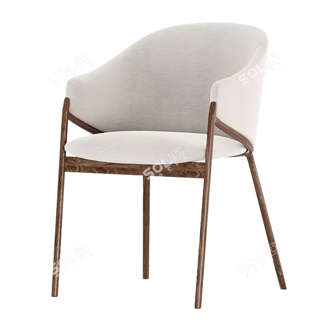 Modern Angel Cerda Chair 3D Model 3D model image 1