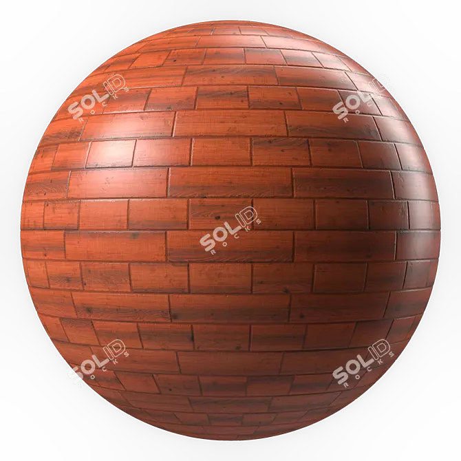 Parquet Wood Materials PBR 4k 3D model image 2