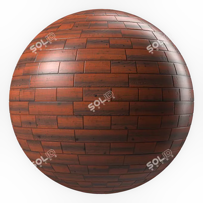 Parquet Wood Materials PBR 4k 3D model image 5