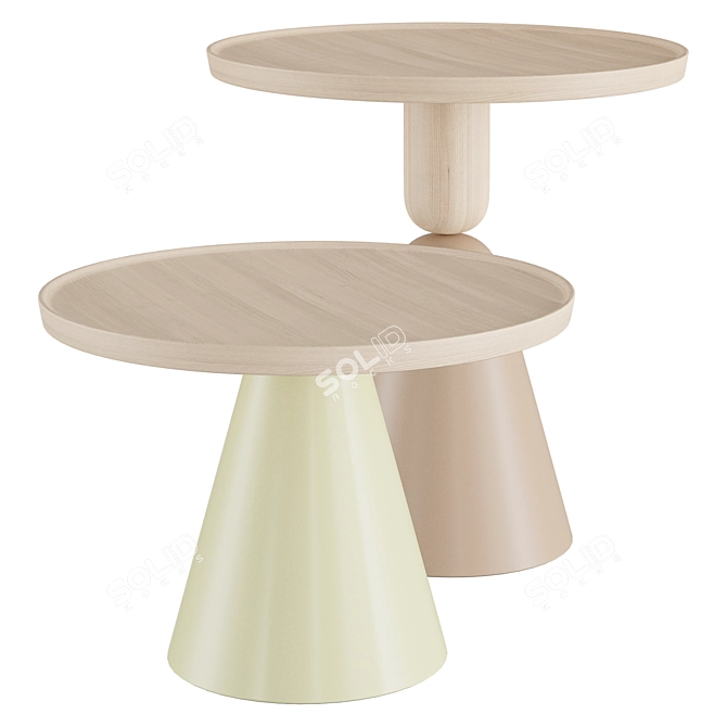 PION Coffee Table Set 3D model image 1