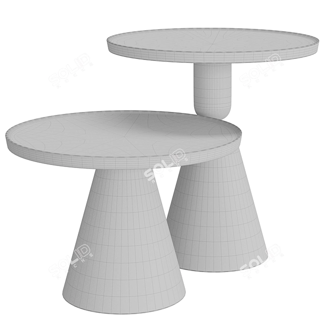 PION Coffee Table Set 3D model image 3