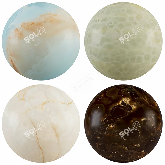 Luxury Onyx Texture Collection 3D model image 1