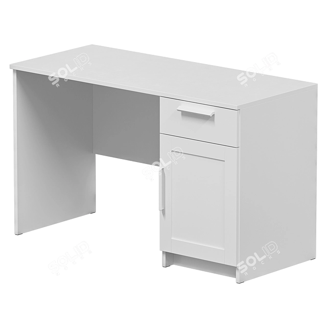 IKEA BRIMNES Writing Desk, 3D Model 3D model image 4