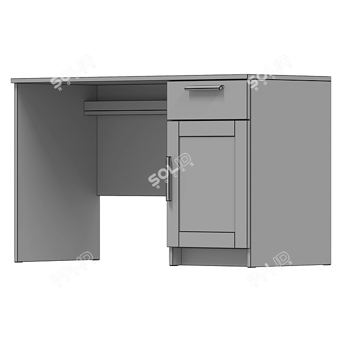 IKEA BRIMNES Writing Desk, 3D Model 3D model image 6