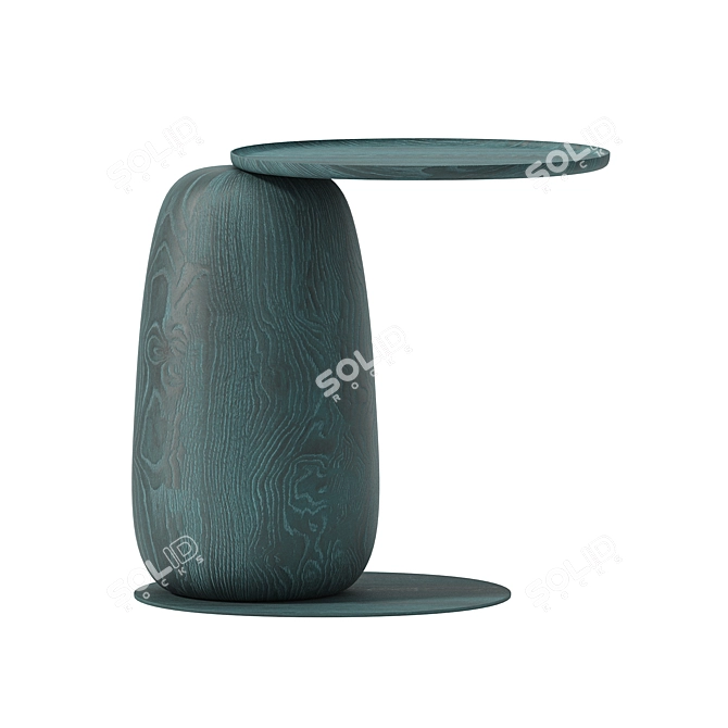 Eos Wood Side Table | Kooku 3D model image 3