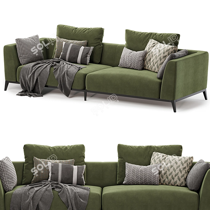  Modern Comfort: OLIVIER Sofa 3D model image 2