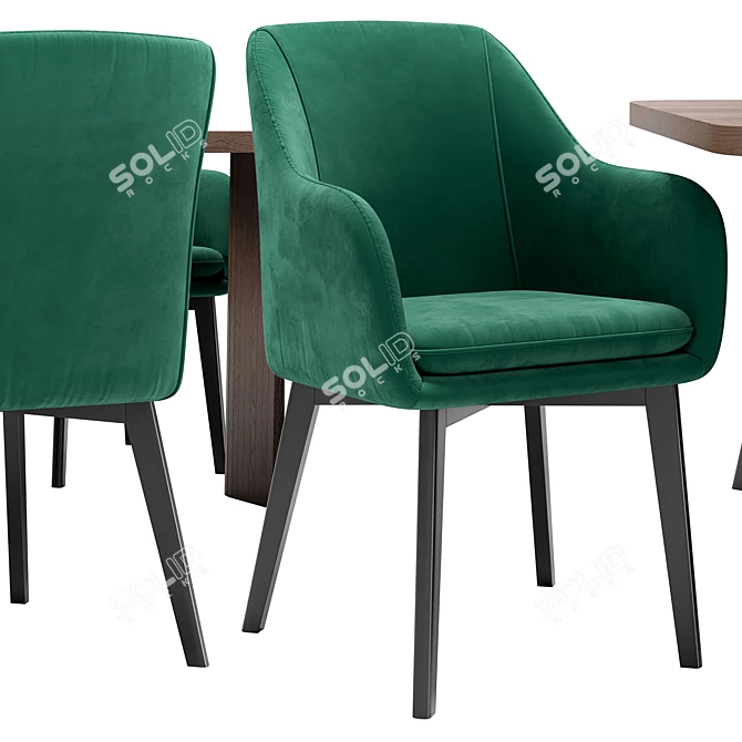 Texas Chair and Lazar Table 3D model image 4