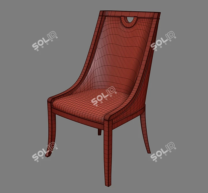 Elegant LORD Chair by MdeHouse 3D model image 2