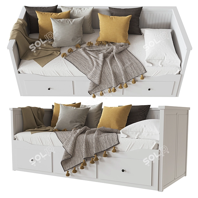 IKEA HEMNES Day Bed Frame 3D model image 2