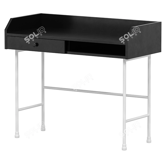 IKEA HAUGA Writing Desk 3D model image 3