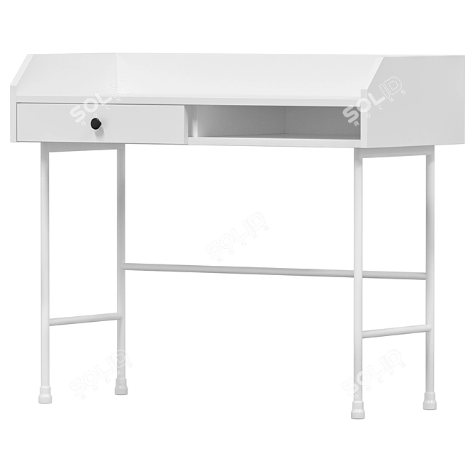 IKEA HAUGA Writing Desk 3D model image 4