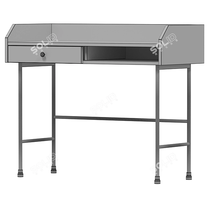 IKEA HAUGA Writing Desk 3D model image 7