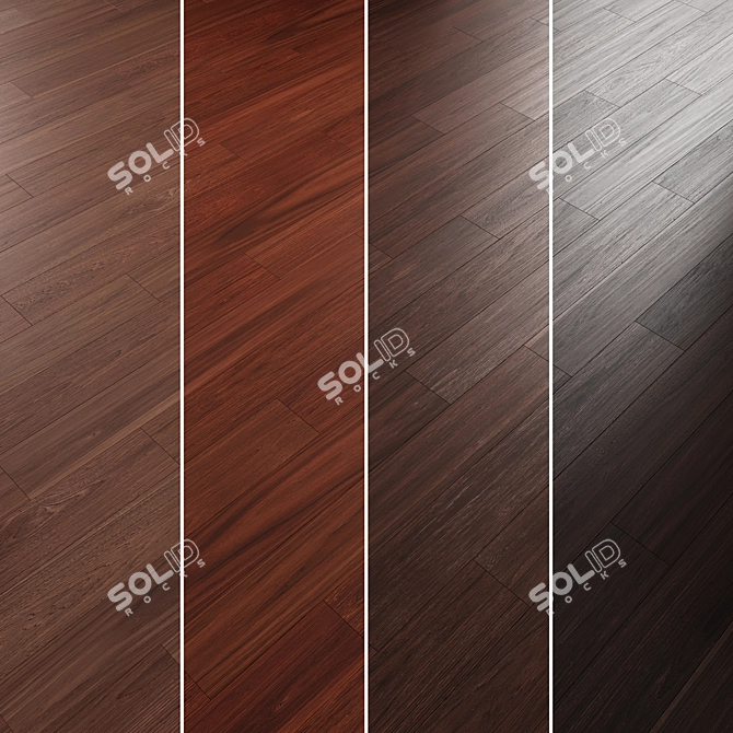 Oak Parquet Collection with Textures 3D model image 4