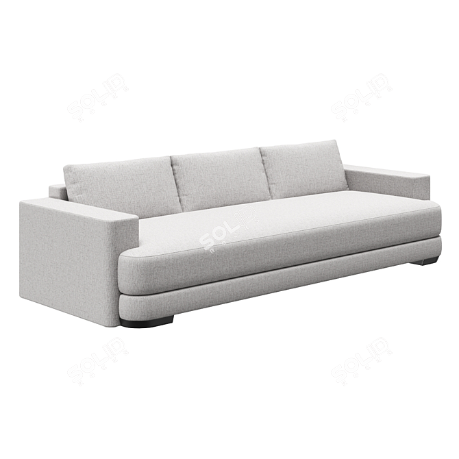 Luxury Rhone Sofa 3D Model 3D model image 1