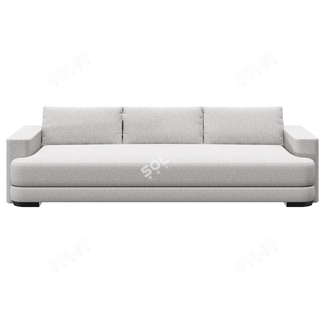 Luxury Rhone Sofa 3D Model 3D model image 3