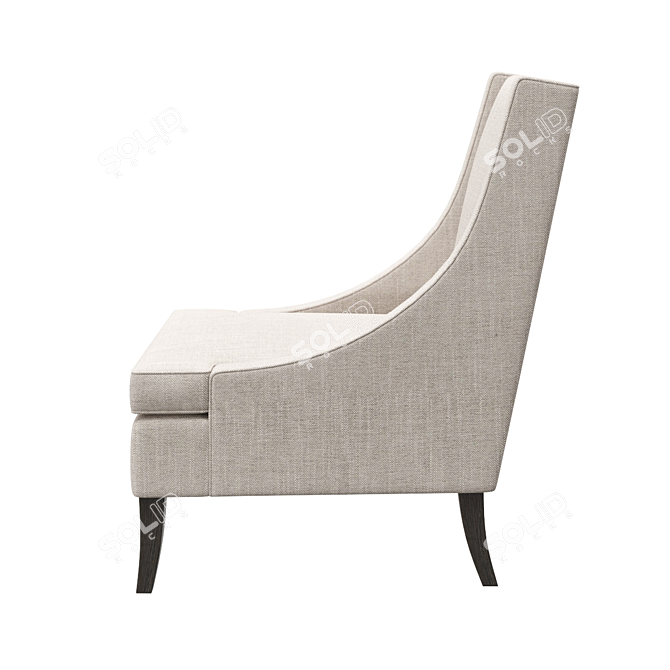 Outdoor Dembies Armchair 3D Model 3D model image 4