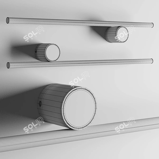 Modern Wall Light Flos Coordinates 3D model image 3