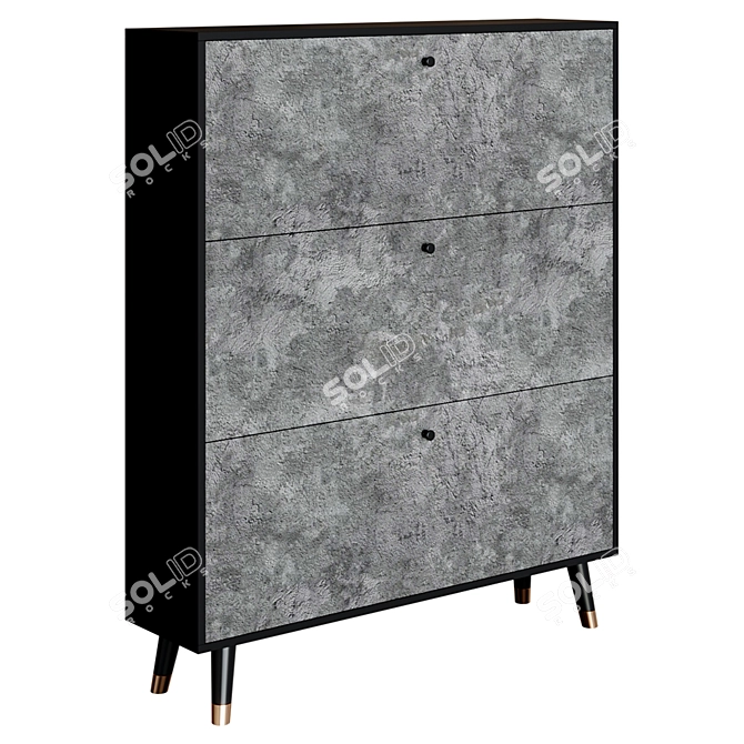 Title: Home Shoe Cabinet by Wade Logan 3D model image 1