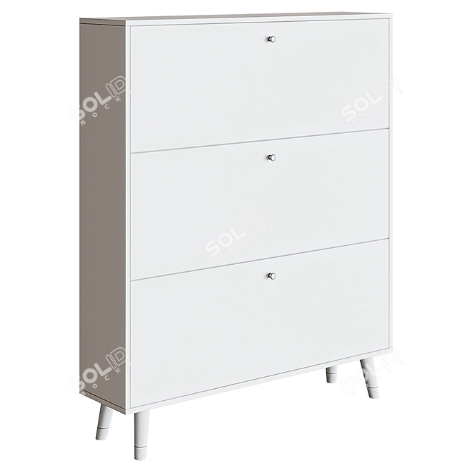 Title: Home Shoe Cabinet by Wade Logan 3D model image 2