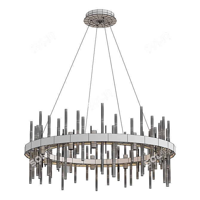 Urban Glow Chandelier - 3D Model 3D model image 2