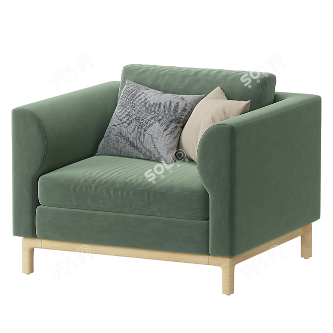 Modern Elegant Guide 82 Sofa 3D model image 4